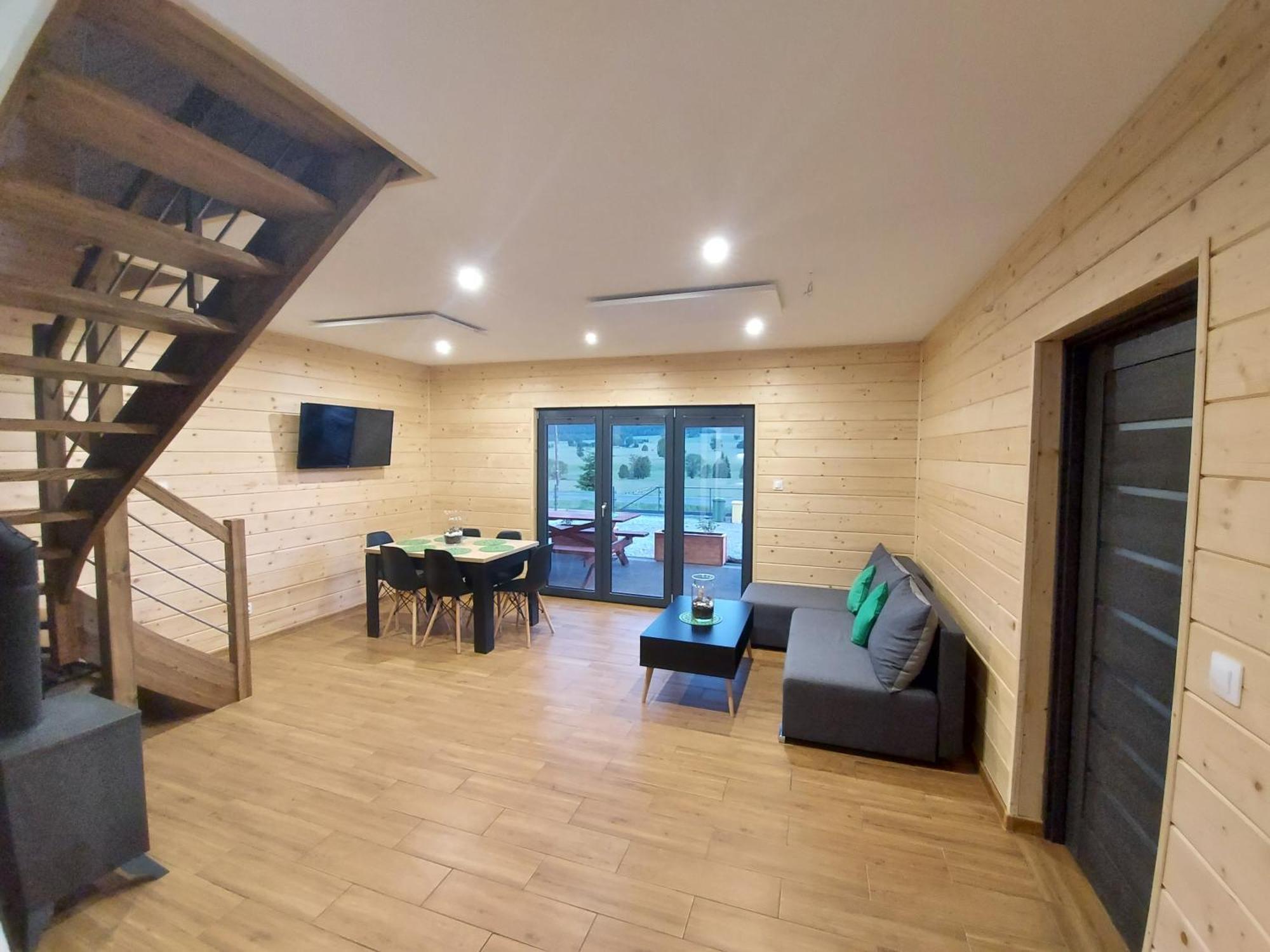 Osada Orlica Klimatyczne Domki Z Widokiem Na Gory I Termalnym Spa Sauna Jacuzzi 4 Km Od Zieleniec Ski Arena Lasowka Exterior photo