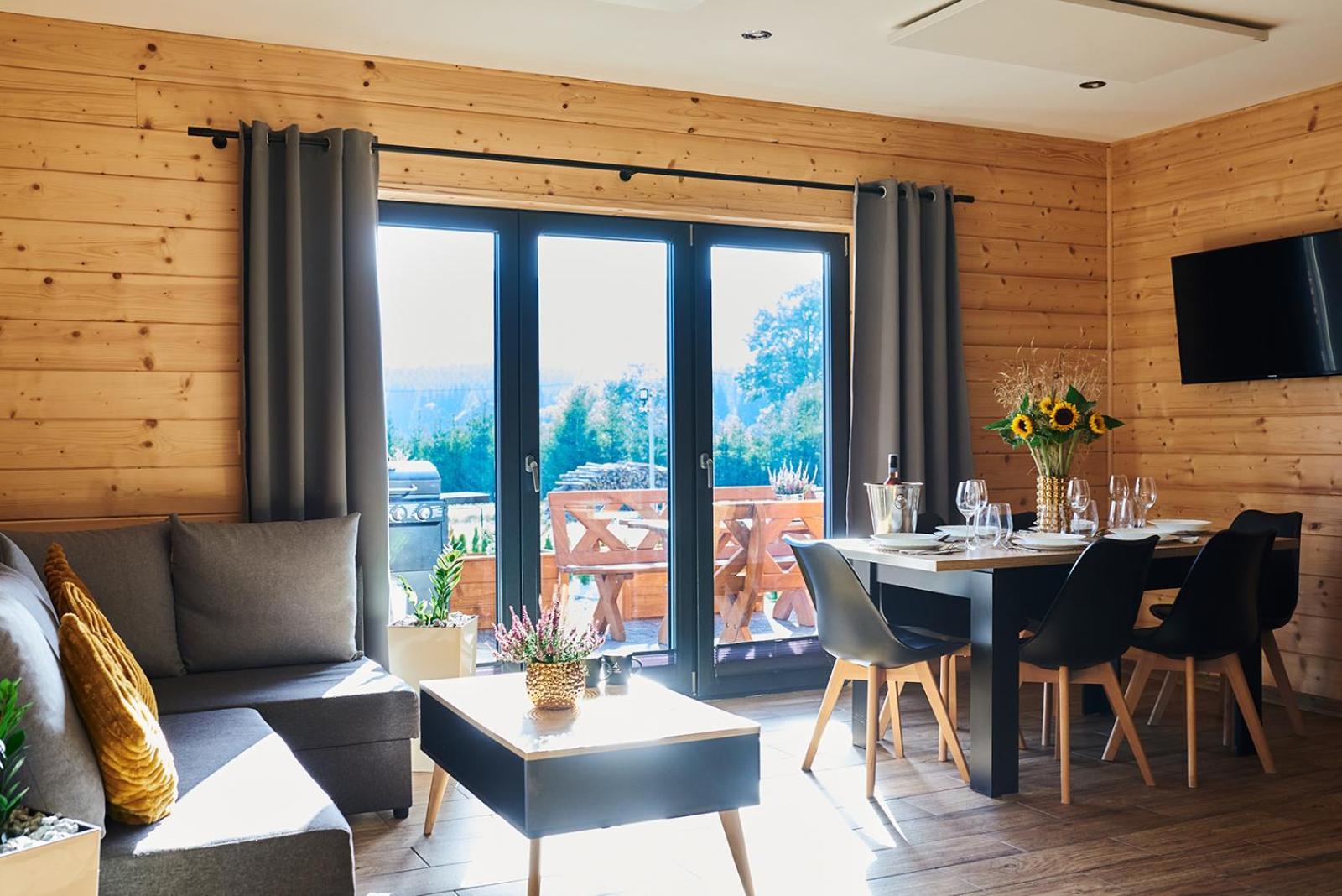 Osada Orlica Klimatyczne Domki Z Widokiem Na Gory I Termalnym Spa Sauna Jacuzzi 4 Km Od Zieleniec Ski Arena Lasowka Exterior photo